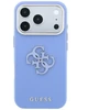 Dėklas Guess Grained & Big Resin Logo do iPhone 18 Pro Max / 17 Pro Max mėlyna
