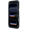 Dėklas Guess Grained Round Strass Logo MagSafe do iPhone 18 Pro / 17 Pro smėlio spalva