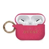 Dėklas Guess Silicone Glitter Case for AirPods Pro - Rožinė Glitter