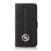 Guess Universalus dėklas GUBKLHEBK 4,6 - 5,2 juodas 4G Heritage max 14,5x7,5cm