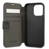 Dėklas Apple iPhone 13 Pro Max Guess Book 4G Big Metal Logo (GUBKP13X4GMGGR) pilkos spalvos