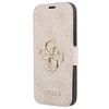 Dėklas Apple iPhone 13 Pro Max Guess Book 4G Big Metal Logo (GUBKP13X4GMGPI) rožinės spalvos