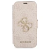 Dėklas Apple iPhone 13 Pro Max Guess Book 4G Big Metal Logo (GUBKP13X4GMGPI) rožinės spalvos