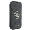 Guess 4G Metal Logo Apple iPhone 16 - dėklas telefonui juodos spalvos