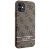 Apple iPhone 11 / XR Guess dėklas 4G Stripe (GUHCN61P4SNW) rudos spalvos
