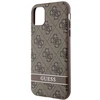 Apple iPhone 11 / XR Guess dėklas 4G Stripe (GUHCN61P4SNW) rudos spalvos
