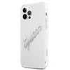 Dėklas GUESS GUHCP12LKTRSVSI IPHONE 12 PRO MAX 6.7 "TRANSPARENT HARDCASE VINTAGE SCRIPT Sidabrinis