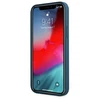 Apple iPhone 12 Pro Max Guess dėklas Metal Logo Script (GUHCP12LLSLMGBL) mėlynos spalvos