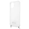 GUESS GUHCP12MKC4GSSI IPHONE 12/12 PRO 6.1 "SKAIDRUS KIETAS DĖKLAS 4G Sidabrinis GRANDINĖ