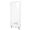 GUESS GUHCP12MKC4GSSI IPHONE 12/12 PRO 6.1 "SKAIDRUS KIETAS DĖKLAS 4G Sidabrinis GRANDINĖ