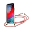 Apple iPhone 12 Mini Guess dėklas Script Vintage (GUHCP12SCRTVSPI) rožinės spalvos