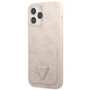 Apple iPhone 13 Pro Guess dėklas 4G Triangle Logo Cardslot (GUHCP13LP4TPP) rožinės spalvos