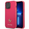 Apple iPhone 13 Pro Guess dėklas Saffiano 4G Small Metal Logo (GUHCP13LPS4MF) rožinės spalvos