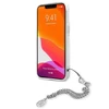 Apple iPhone 13 Mini Guess dėklas Peony Chain Collection (GUHCP13SKSPESI) sidabrinės spalvos