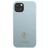 Apple iPhone 13 Mini Guess dėklas Saffiano 4G Small Metal Logo (GUHCP13SPS4MB) mėlynos spalvos