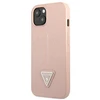 Apple iPhone 13 Mini Guess dėklas Saffianotriangle Logo (GUHCP13SPSATLP) rožinės spalvos