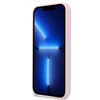 Apple iPhone 13 Mini Guess dėklas silikoninis Triangle (GUHCP13SSLTGU) violetinės spalvos