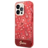 „Guess“ GUHCP14LHGBNHR iPhone 14 Pro 6.1" raudonas/raudonas kietas dėklas su „Bandana Paisley“ raštu