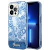 Apple iPhone 14 Pro Guess dėklas Porcelain Collection mėlynos spalvos