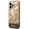 Apple iPhone 14 Pro Guess dėklas Porcelain Collection aukso spalvos