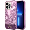 GUESS GUHCP14LHGPLHF IPHONE 14 PRO 6.1" FUKSIJOS SPALVOS KIETAS DĖKLAS SU PORCELANO KOLEKCIJA