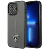 Dėklas Guess GUHCP14LPSATLG iPhone 14 Pro 6,1" sidabrinė/sidabrinis hardcase SaffianoTriangle Logo