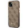 Dėklas GUESS GUHCP14MHG4SHW IPHONE 14 PLUS / 15 PLUS 6.7 "BROWN / BROWN HARD CASE 4G VINTAGE GOLD LOGO