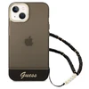 Dėklas GUESS GUHCP14MHGCOHK IPHONE 14 PLUS / 15 PLUS 6.7 "Juodas / Juodas HARDCASE TRANSLUENT PEARL STAP