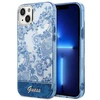 Apple iPhone 14 Plus Guess dėklas Porcelain Collection mėlynos spalvos