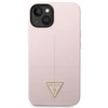 Apple iPhone 14 Plus Guess dėklas Silicone Triangle violetinės spalvos