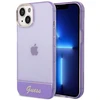 Guess GUHCP14SHGCOU Apple iPhone 14 / 15 / 13 6.1" dėklas telefonui violetinės spalvos hardcase Translucent