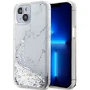 Apple Guess telefono dėklas iPhone 14 6,1 GUHCP14SLCSGSGH baltas hard telefono dėklas Liquid Glitter Marble