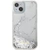 Apple Guess telefono dėklas iPhone 14 6,1 GUHCP14SLCSGSGH baltas hard telefono dėklas Liquid Glitter Marble