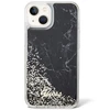Apple iPhone 14 Guess dėklas Liquid Glitter Marble (GUHCP14SLCSGSGK) juodos spalvos