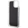Apple iPhone 14 Guess dėklas Liquid Glitter Marble (GUHCP14SLCSGSGK) juodos spalvos