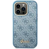 Dėklas Guess GUHCP14XHG4SHB iPhone 14 Pro Max 6.7 "mėlynas / mėlynas hard case 4G Vintage Gold Logo