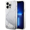Apple iPhone 14 Pro Max Guess dėklas Liquid Glitter Marble (GUHCP14XLCSGSGH) baltos spalvos