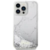 Apple iPhone 14 Pro Max Guess dėklas Liquid Glitter Marble (GUHCP14XLCSGSGH) baltos spalvos