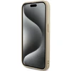 Apple iPhone 14 Pro Max Guess dėklas Saffiano Iridescent Script (GUHCP14XPSAIRSD) aukso spalvos