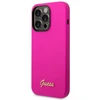 Guess silikoninis dėklas iPhone 14 Pro Max, fuksijos spalvos