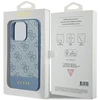 Apple iPhone 15 Pro Guess dėklas 4G Stripe Collection (GUHCP15LG4GLBL) mėlynos spalvos
