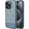 Apple iPhone 15 Pro Guess dėklas 4G Stripe Collection (GUHCP15LG4GLBL) mėlynos spalvos