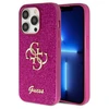 Dėklas GUESS GUHCP15LHG4SGU IPHONE 15 PRO 6.1 "PURPLE/PURPLE HARDCASE GLITTER SCRIPT BIG 4G