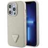 Dėklas Guess GUHCP15LPCRTHCD iPhone 15 Pro 6.1"auksinis hardcase Croco Triangle Logo