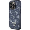 Apple iPhone 15 Pro Guess dėklas 4G Triangle Metal Logo (GUHCP15LPG4GPB) mėlynos spalvos