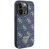 Apple iPhone 15 Pro Guess dėklas 4G Triangle Metal Logo (GUHCP15LPG4GPB) mėlynos spalvos