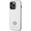 Apple iPhone 15 Pro Guess dėklas Strass Metal Logo (GUHCP15LPS4DGPS) sidabrinės spalvos