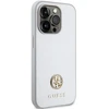 Apple iPhone 15 Pro Guess dėklas Strass Metal Logo (GUHCP15LPS4DGPS) sidabrinės spalvos
