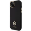 Guess GUHCP15M4DGPK Apple iPhone 15 Plus / 14 Plus 6.7" dėklas telefonui juodos spalvos hardcase Silicone Logo Strass 4G