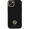 Guess GUHCP15M4DGPK Apple iPhone 15 Plus / 14 Plus 6.7" dėklas telefonui juodos spalvos hardcase Silicone Logo Strass 4G